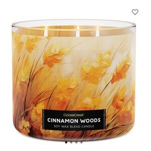 🍁🍂 GC Cinnamon Woods 3-Wick Candle NEW
